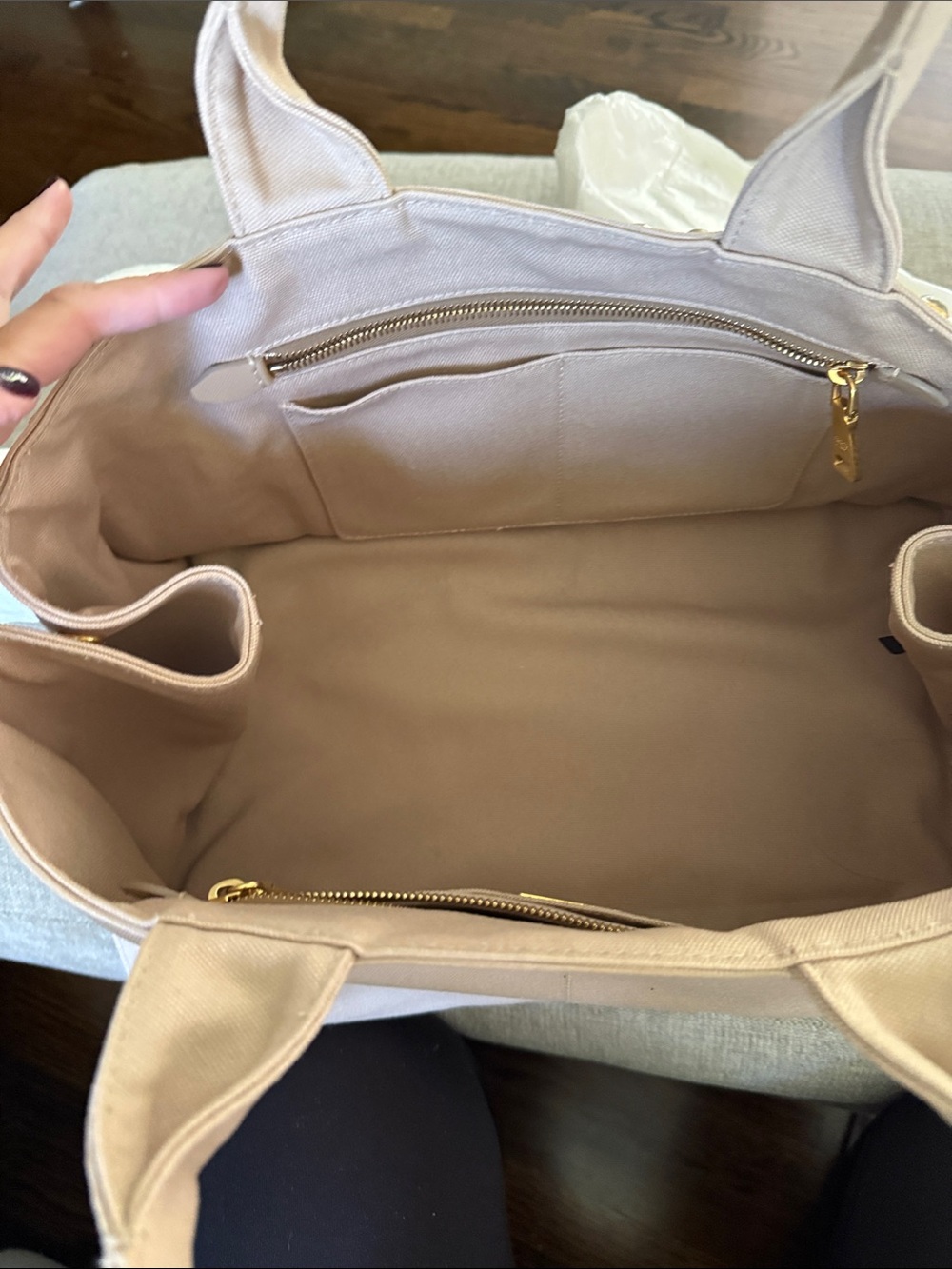 Prada preowned canvas bag - Picture 7 of 13